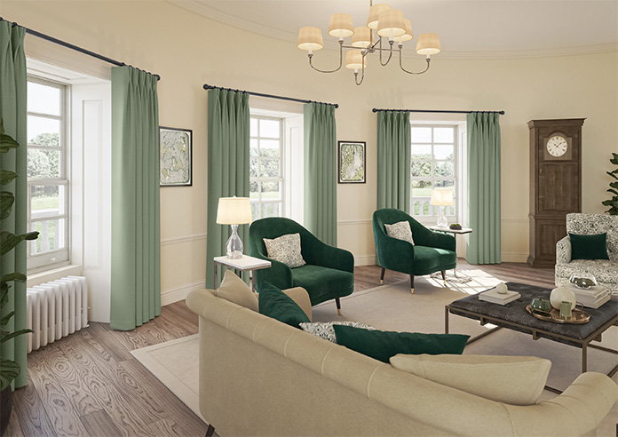 Stamford, Celedon - Made to Measure Curtains - Image 8